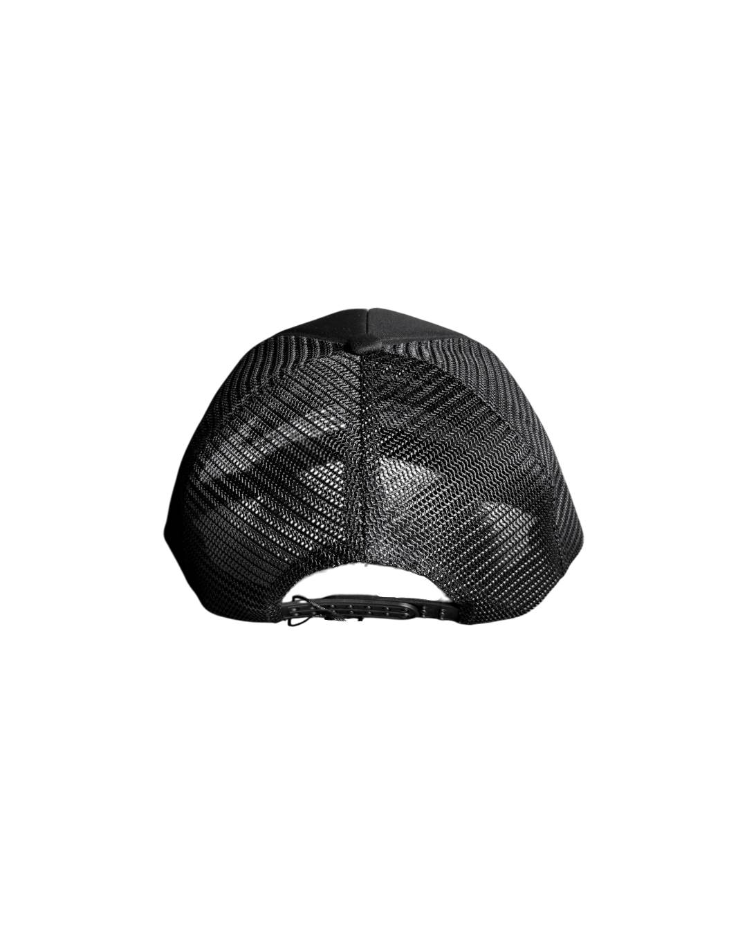 Corteiz Alcatraz Premium Puff Print Trucker Hat Cap Black