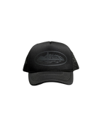 Corteiz Alcatraz Premium Trucker Hat Triple Black