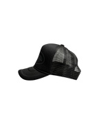 Corteiz Alcatraz Premium Trucker Hat Triple Black