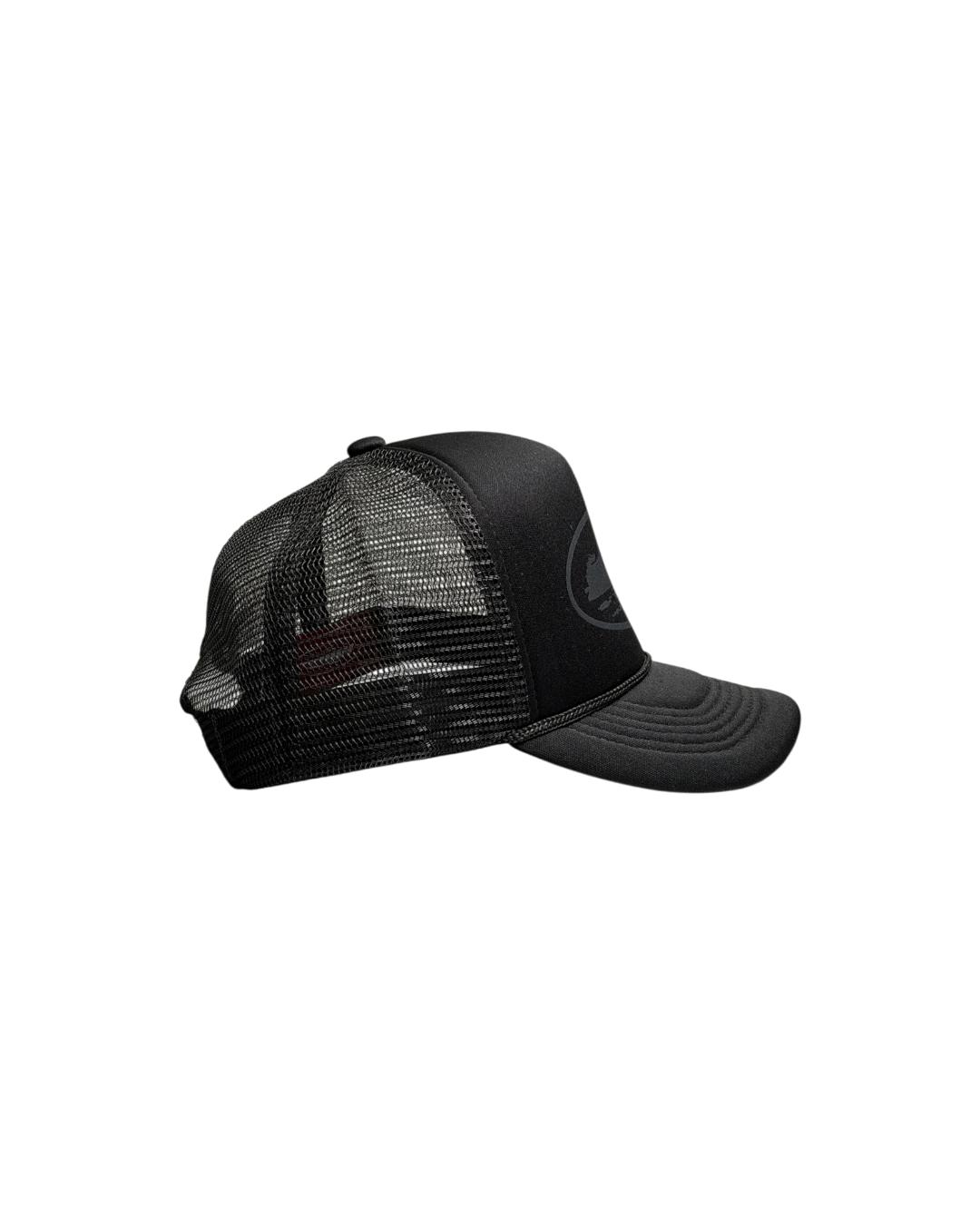 Corteiz Alcatraz Premium Trucker Hat Triple Black