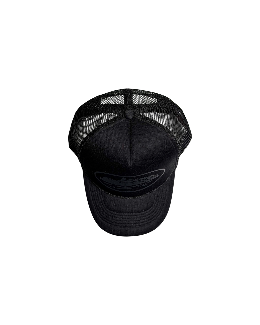 Corteiz Alcatraz Premium Trucker Hat Triple Black