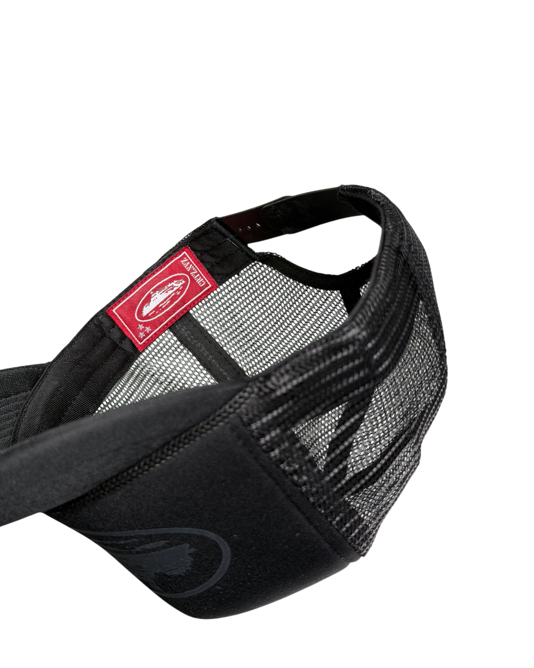 Corteiz Alcatraz Premium Trucker Hat Triple Black