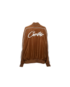 Corteiz All Starz VVS Velour Jacket Brown