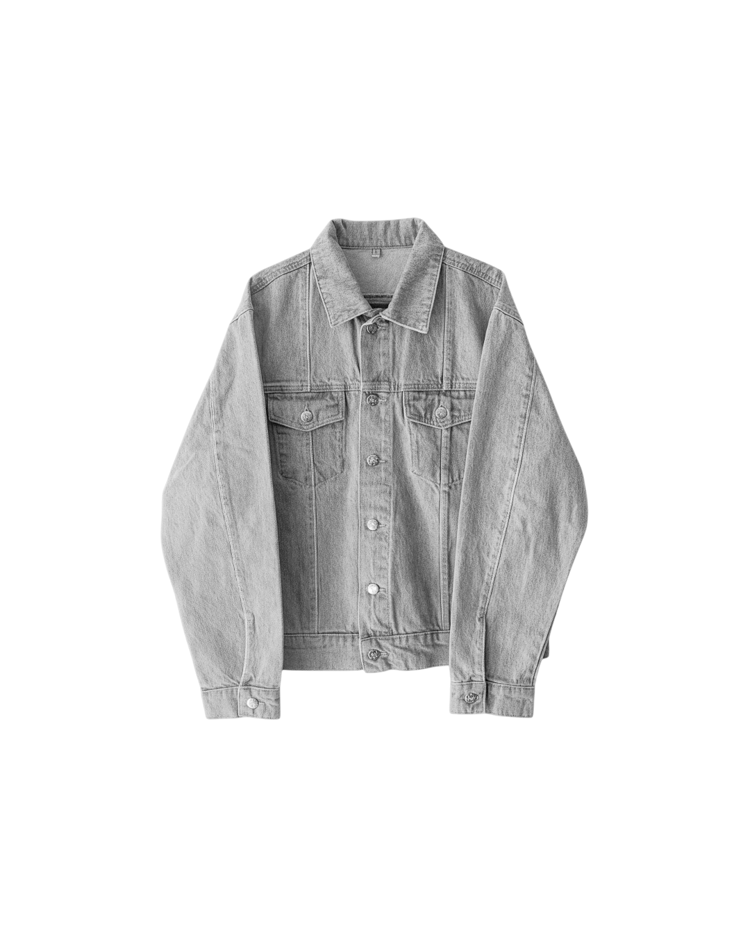 Corteiz C-Star Denim Trucker Jacket Grey