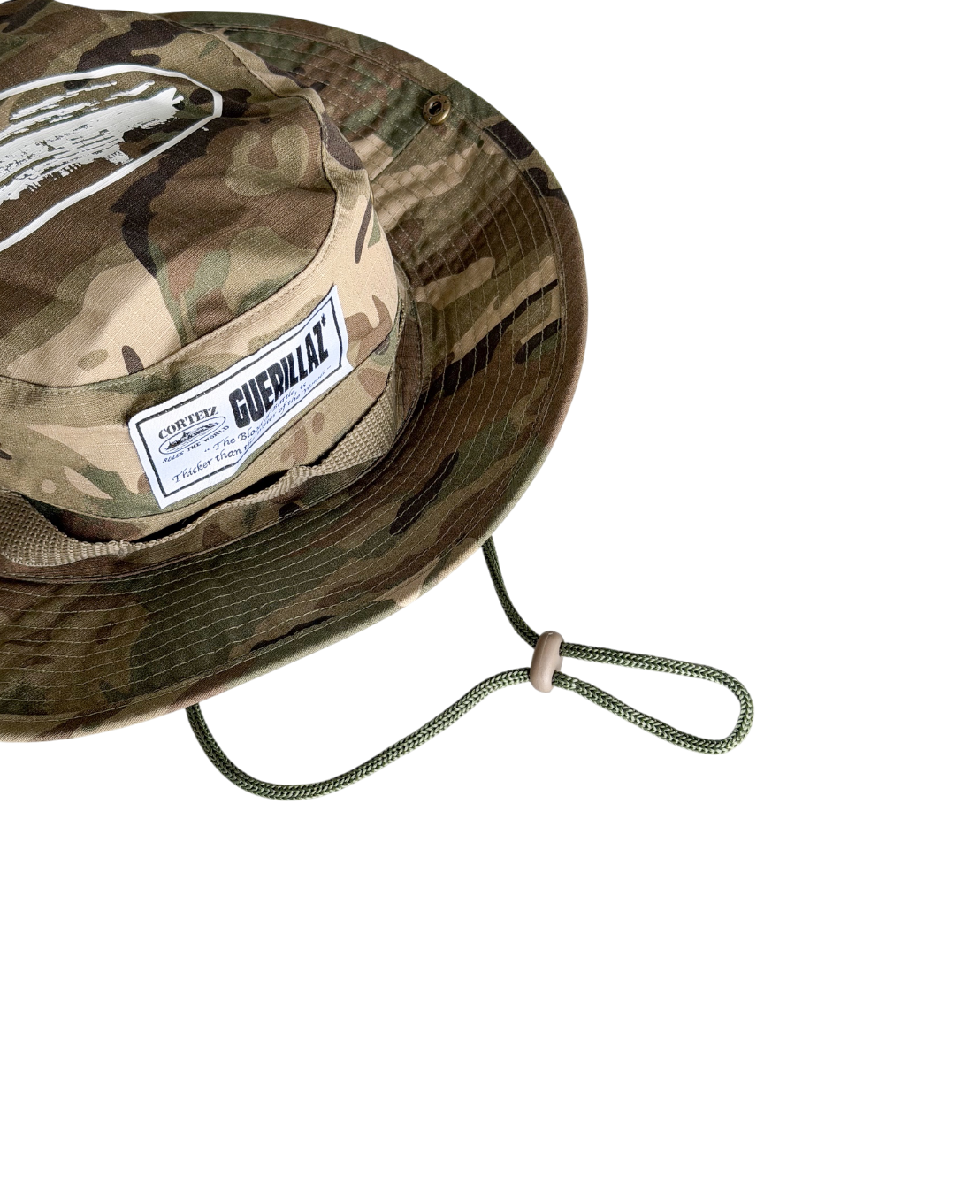 Corteiz Guerillaz Bucket Hat in a Dutty Camo