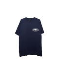 Corteiz OG Island Alcatraz Logo T-Shirt Navy White