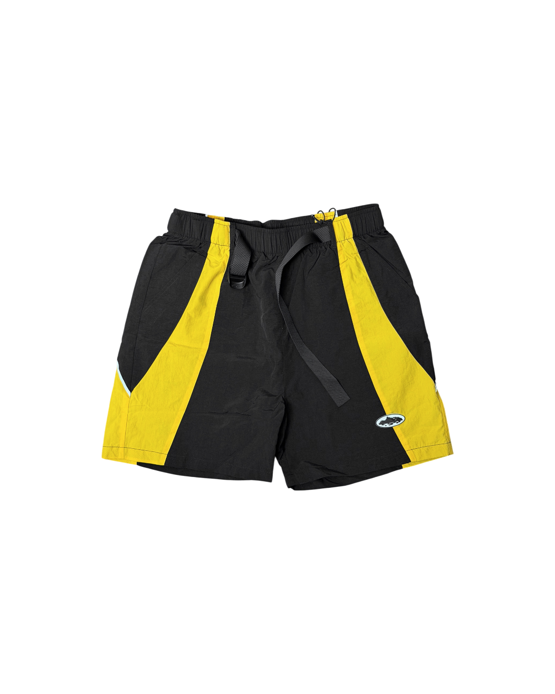 Corteiz Spring Shorts Black Yellow SS23