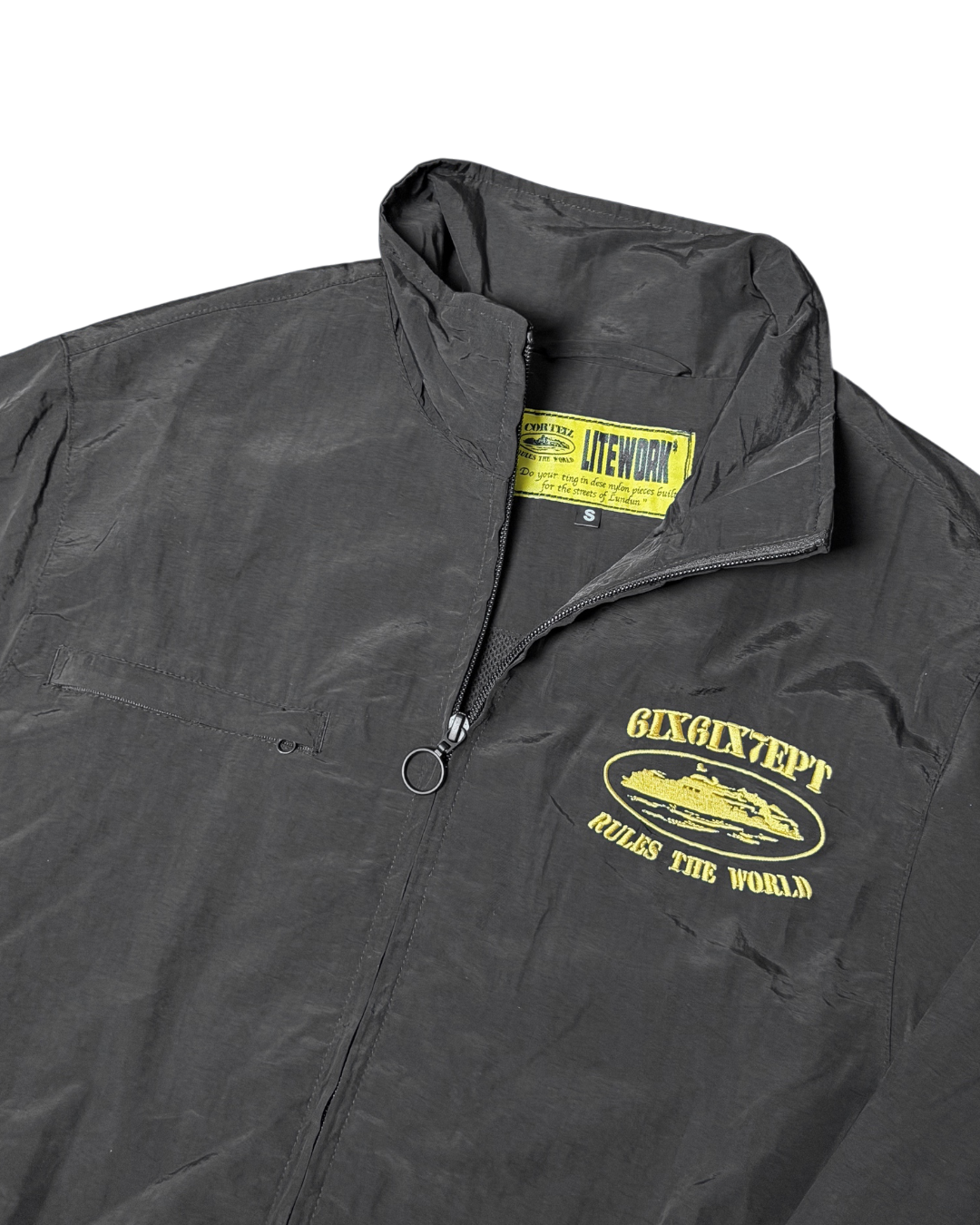 Corteiz x 667 Track Jacket Black Yellow