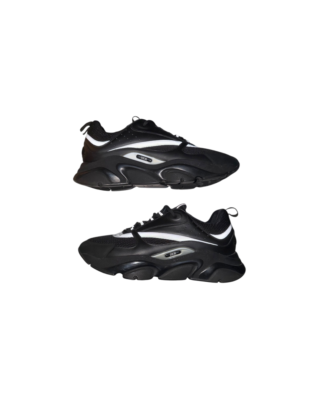 Dior B22 Black Reflective Sneaker