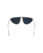 Dior Ultime2 Aviator Sunglasses LKSA9 Gold Frame Shining