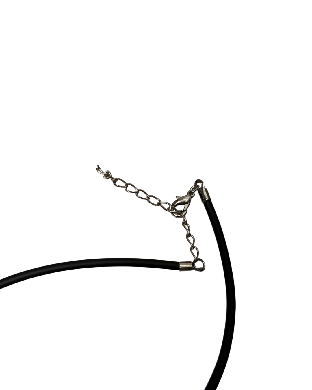Dolce & Gabbana Pavé Rhinestone Charm Cord Leather Chain