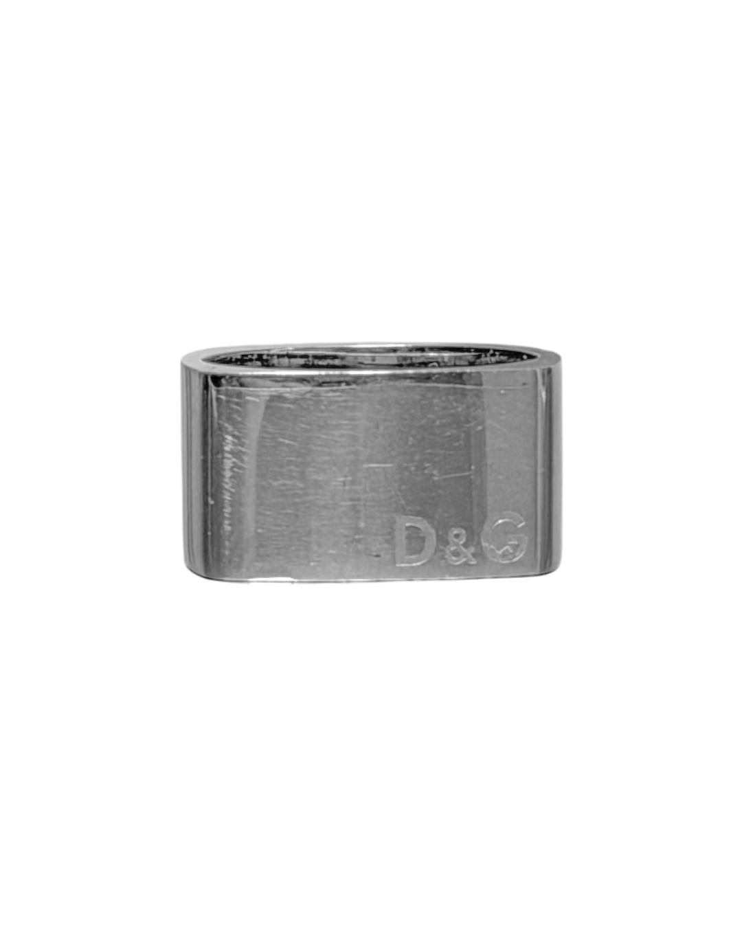 Dolce & Gabbana D&G Basng Ring Dinstinct Square Silver