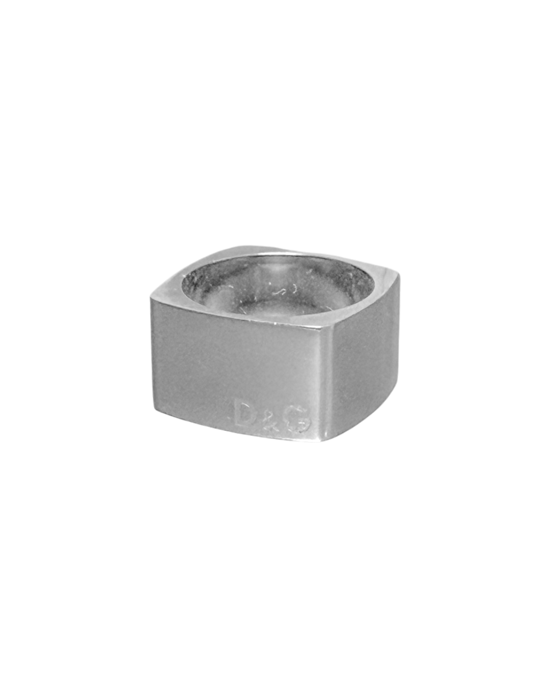 Dolce & Gabbana D&G Basng Ring Dinstinct Square Silver