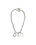 Dolce & Gabbana D&G Logo Charm Necklace
