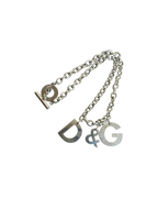 Dolce & Gabbana D&G Logo Charm Necklace