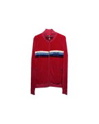 Dolce & Gabbana Velvet Track Jacket Red