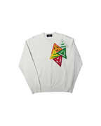 Dsquared2 Crewneck Multi Triangle Chest Logo White