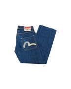 Evisu Hand Painted Seagull Jeans Dark Blue