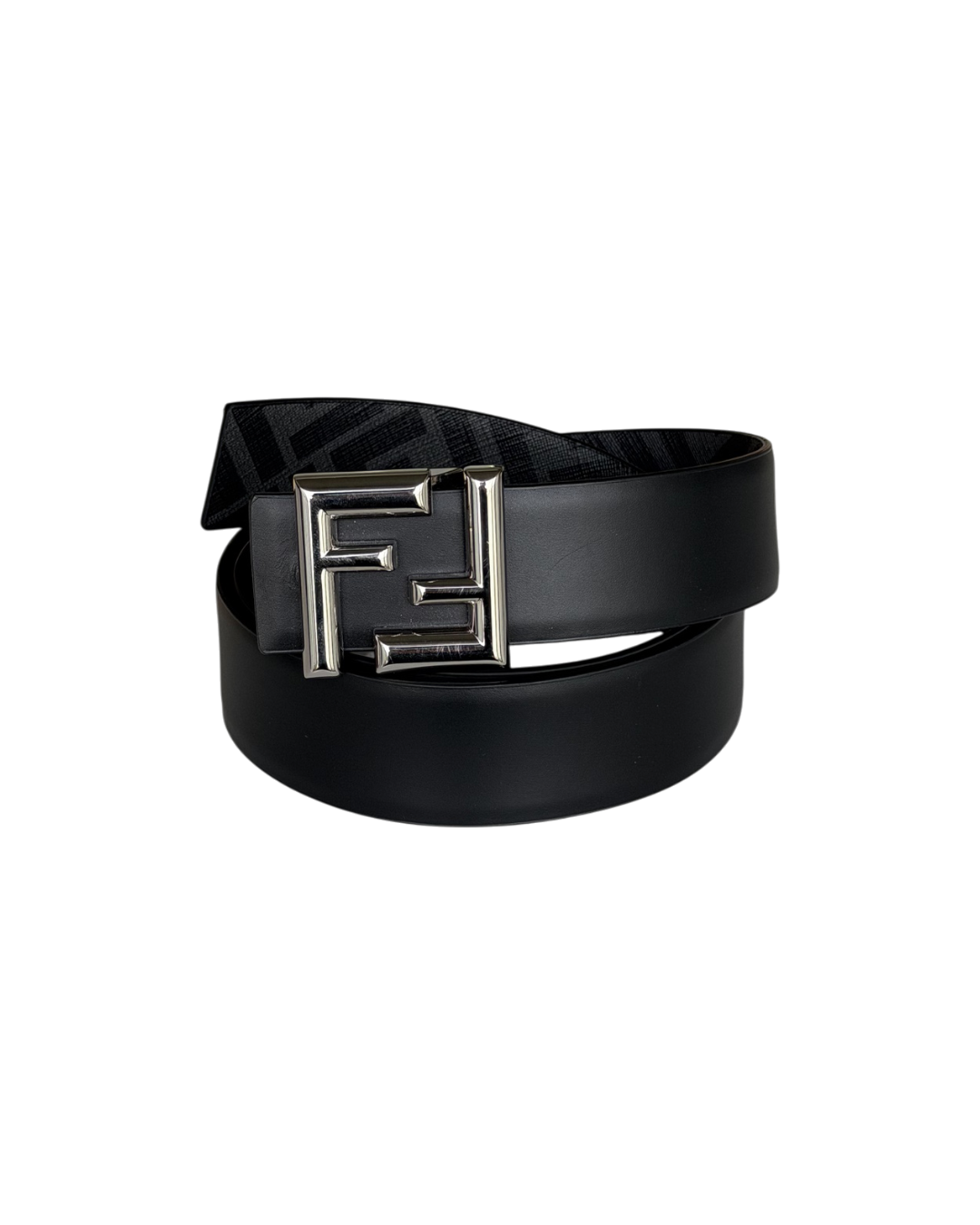 Fendi FF Logo Buckle Reversible Belt