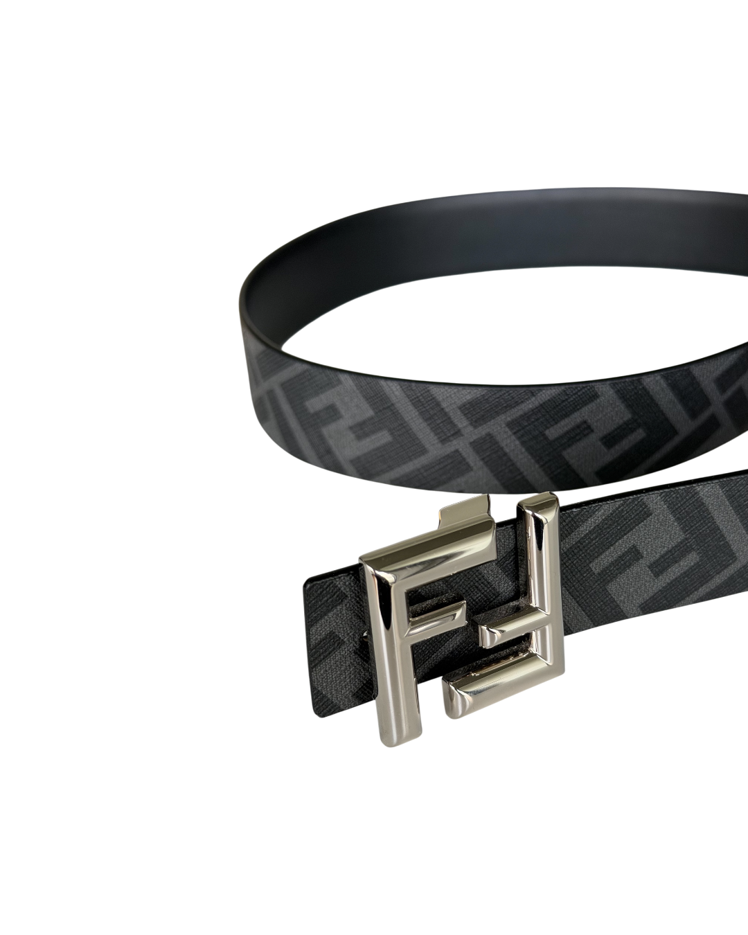 Fendi FF Logo Buckle Reversible Belt