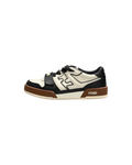 Fendi Match Sneakers White Black Brown Leather