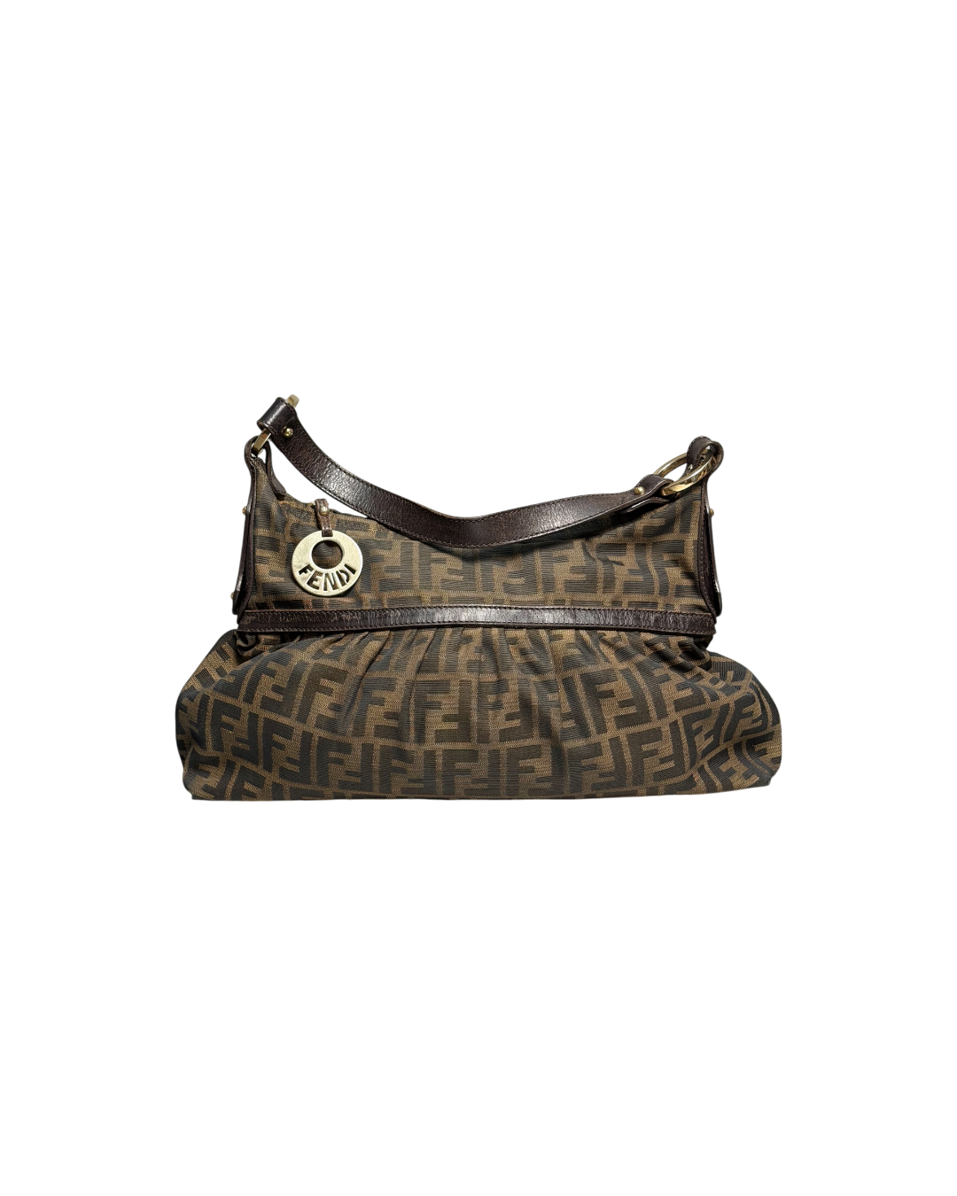 Fendi Zucca Canvas Chef Hobo Bag