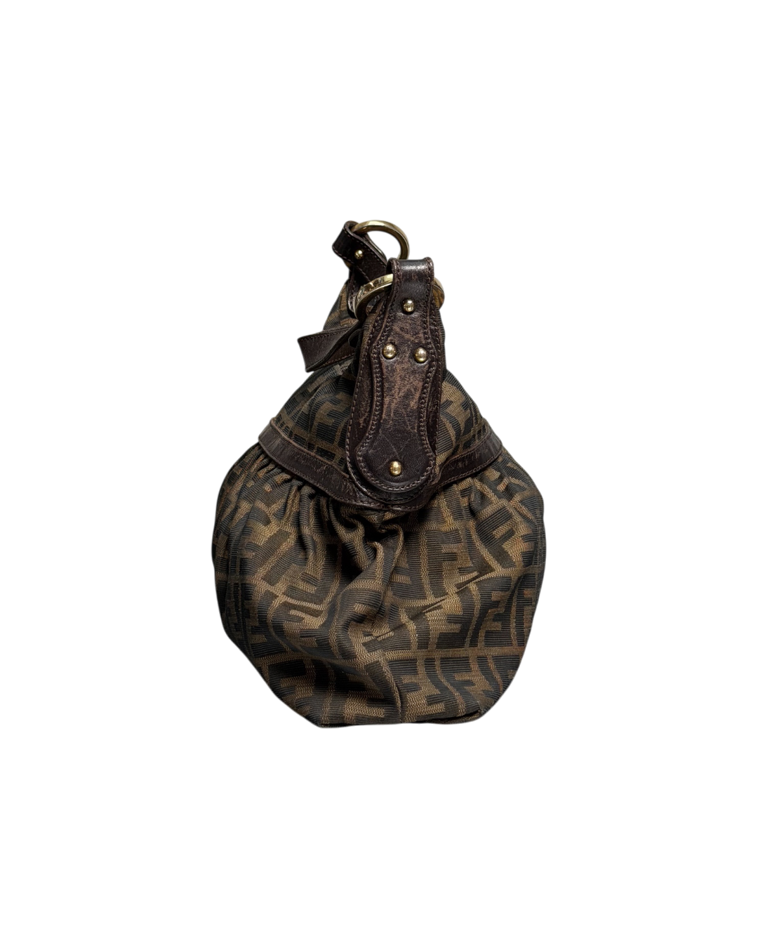 Fendi Zucca Canvas Chef Hobo Bag