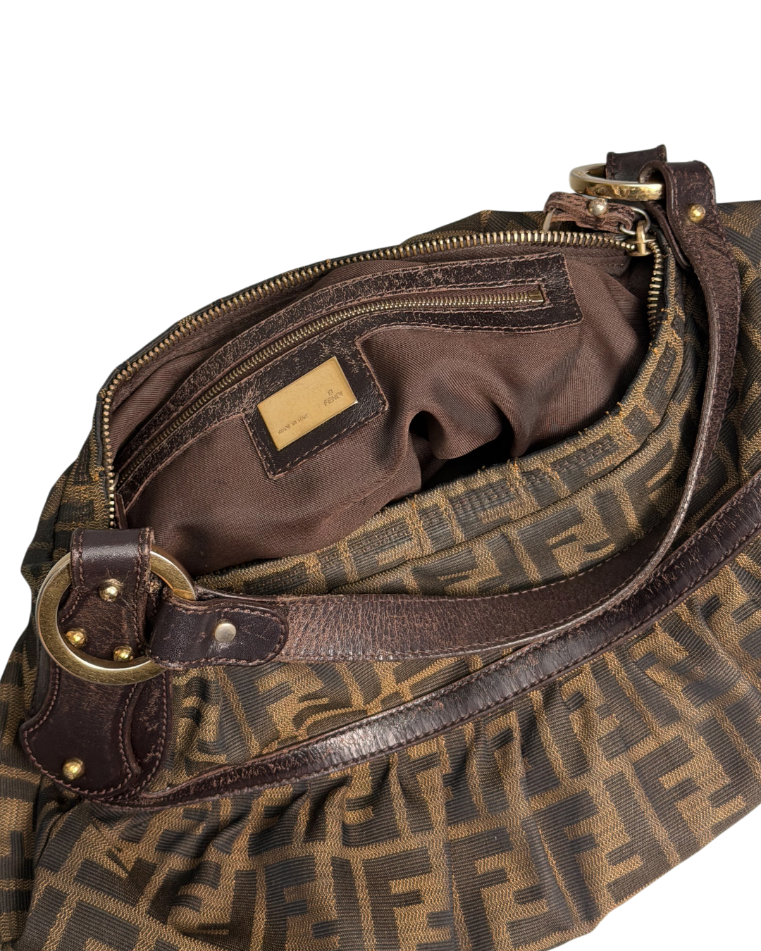 Fendi Zucca Canvas Chef Hobo Bag