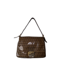 Fendi Zucchino Mamma Baguette Shoulderbag Hardware Canvas