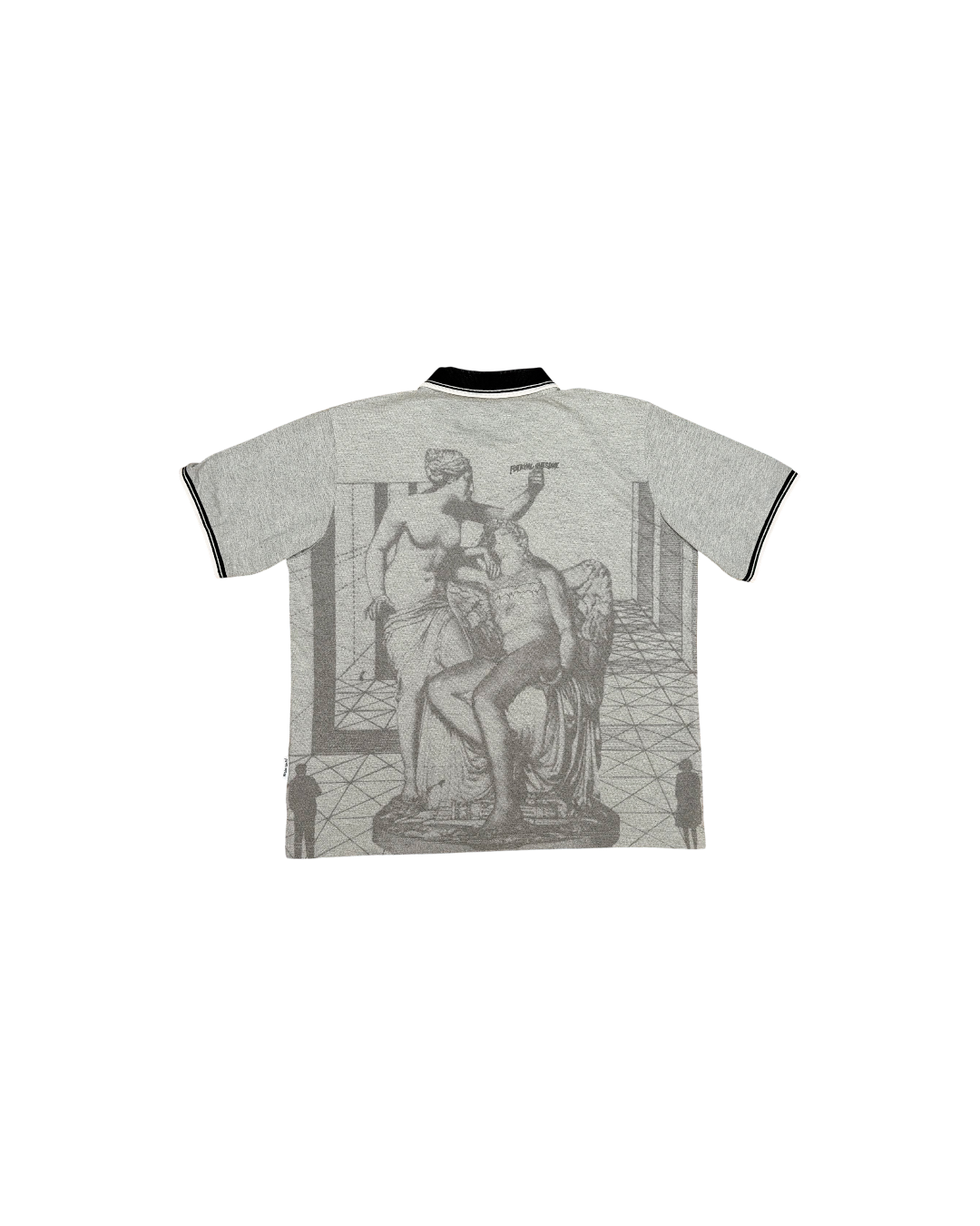 Fucking Awesome Perspective Statue Polo Grey