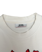 GCDS Gods Crew Graphic T-Shirt White