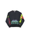 GCDS Milano Lettering Crewneck Black