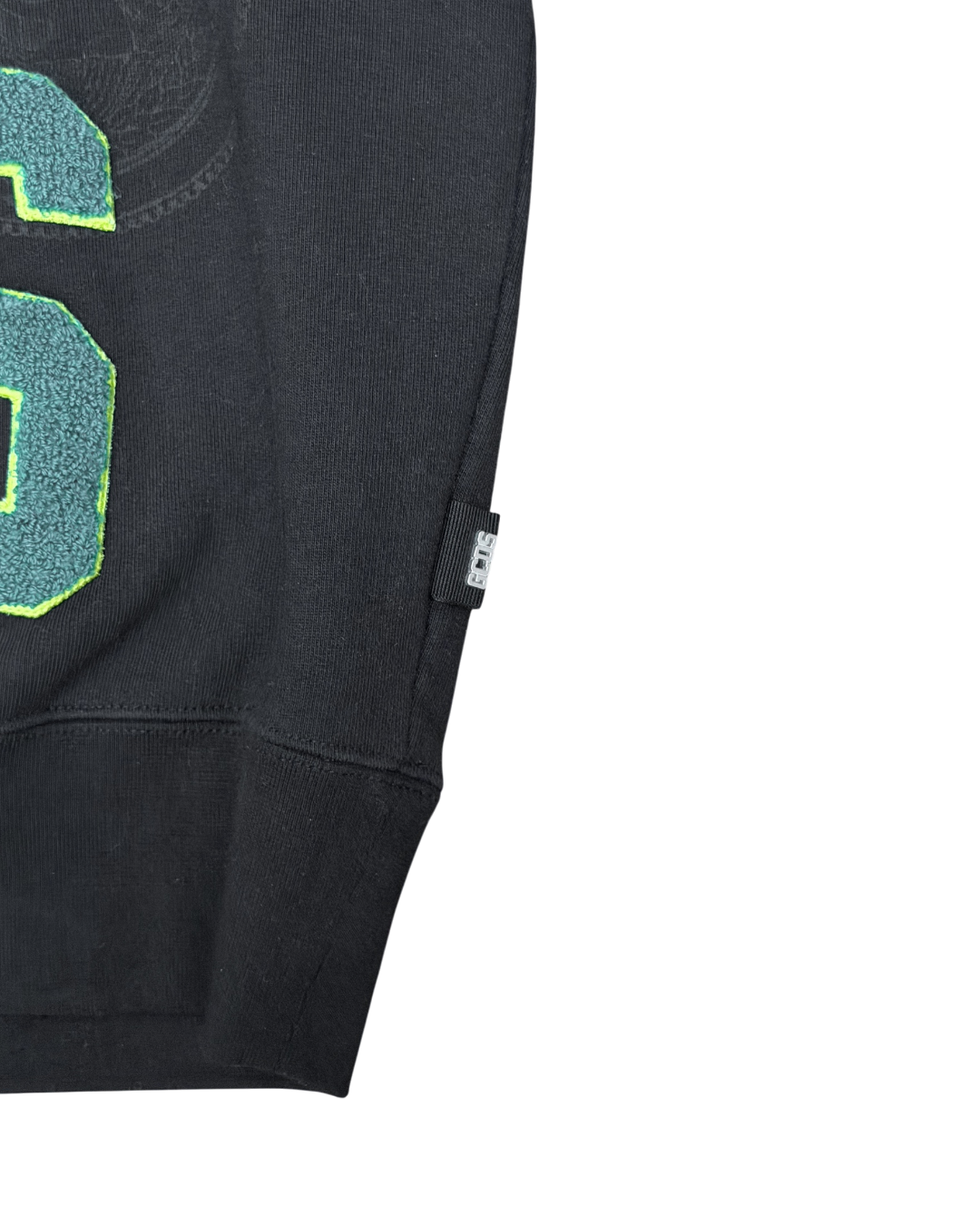 GCDS Milano Lettering Crewneck Black