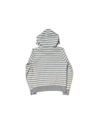 Gap Striped Hoodie Grey White