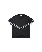 Givenchy Diagonal Logo Tape T-Shirt Black White