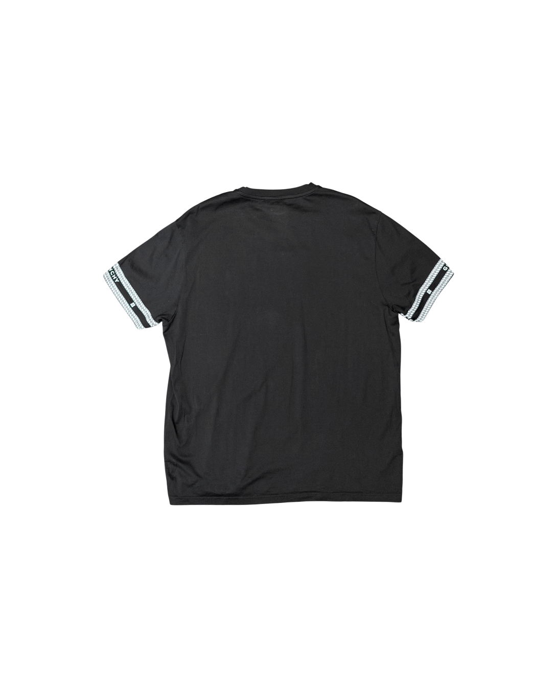 Givenchy Diagonal Logo Tape T-Shirt Black White