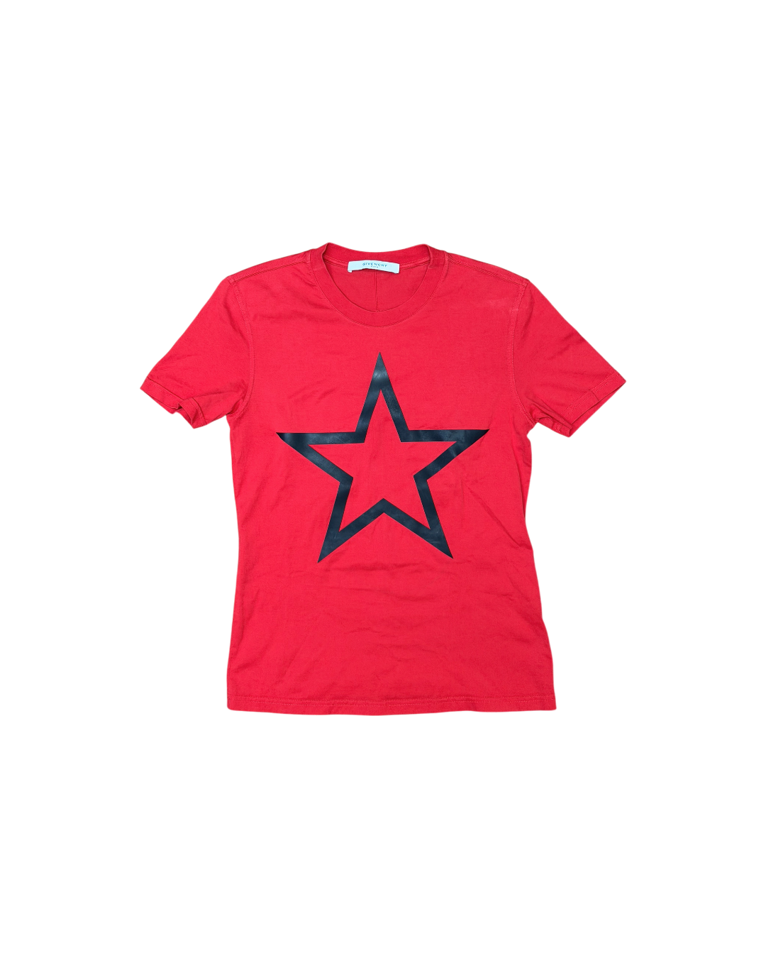 Givenchy Star Logo T-Shirt Red Black
