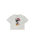 Global Prop Mickey Cropped T-Shirt White