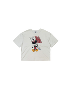 Global Prop Mickey Cropped T-Shirt White