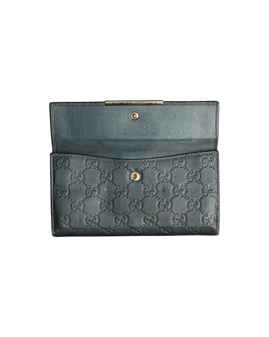 Gucci Bifolded Wallet Navy