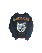 Gucci Black Cat Blind for Love Crewneck Black Washed