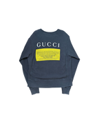 Gucci Black Cat Blind for Love Crewneck Black Washed