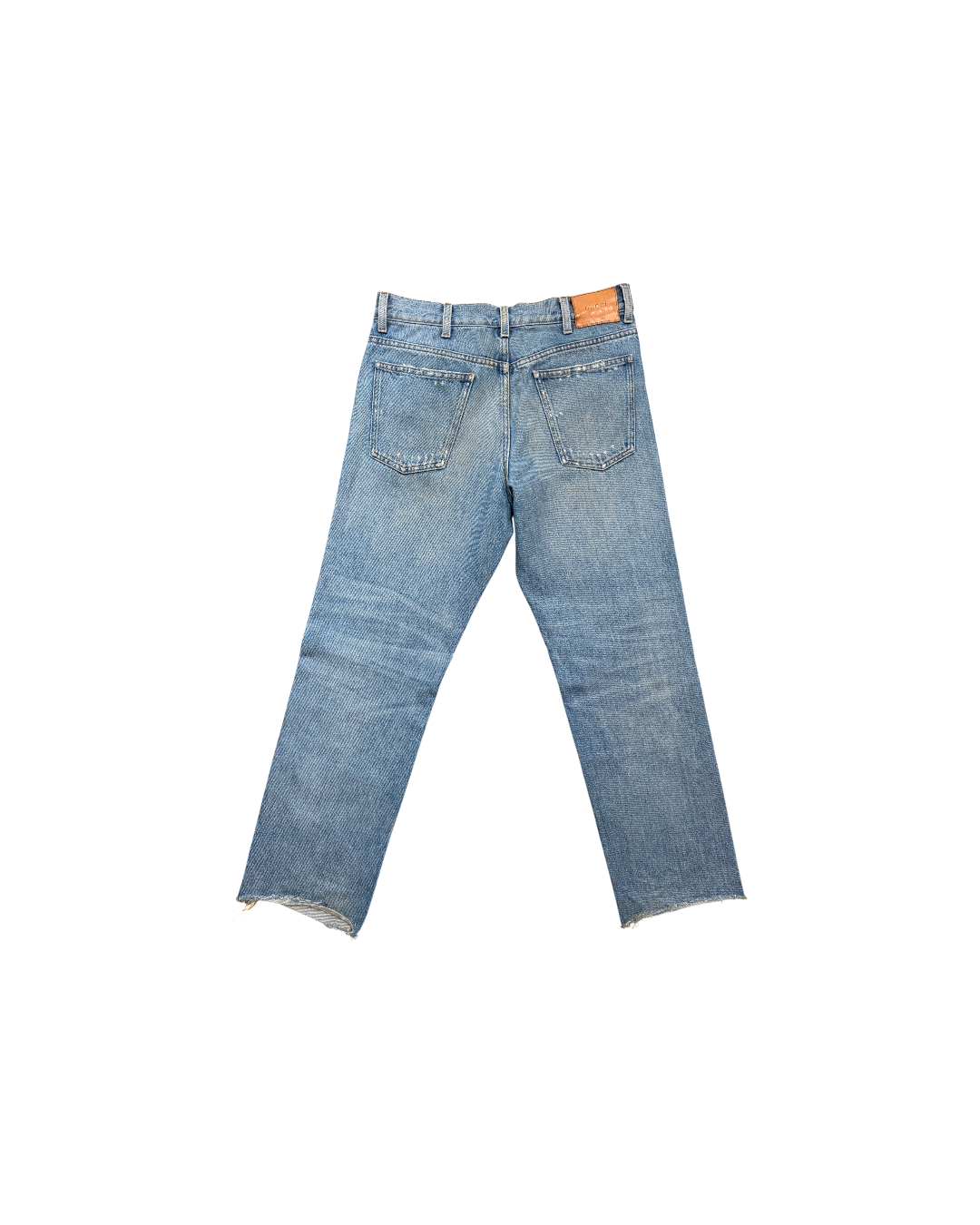 Gucci Butterfly Embroidered Straight Fit Denim Jeans