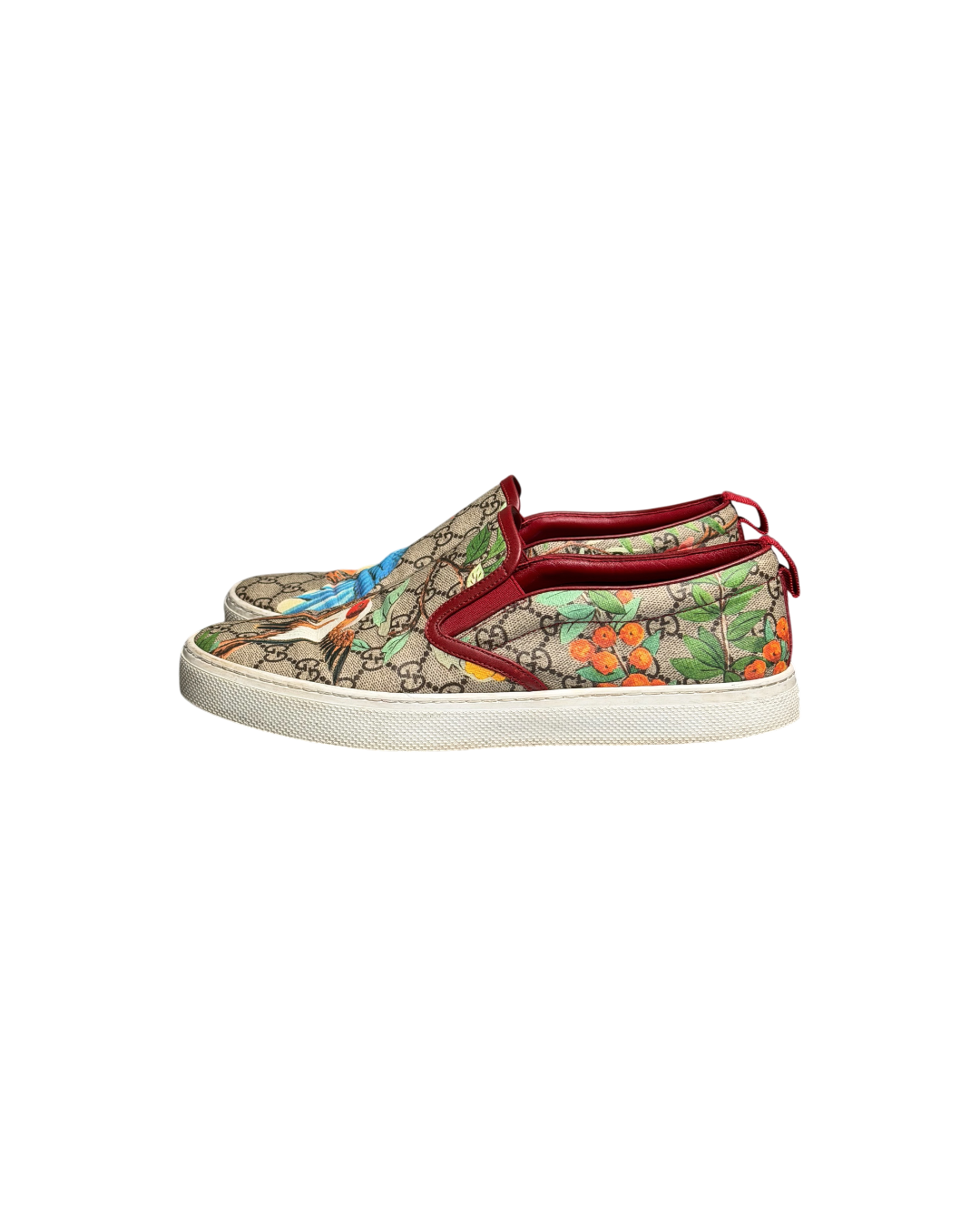 Gucci Dublin Tian GG Supreme Slip-On Sneakers