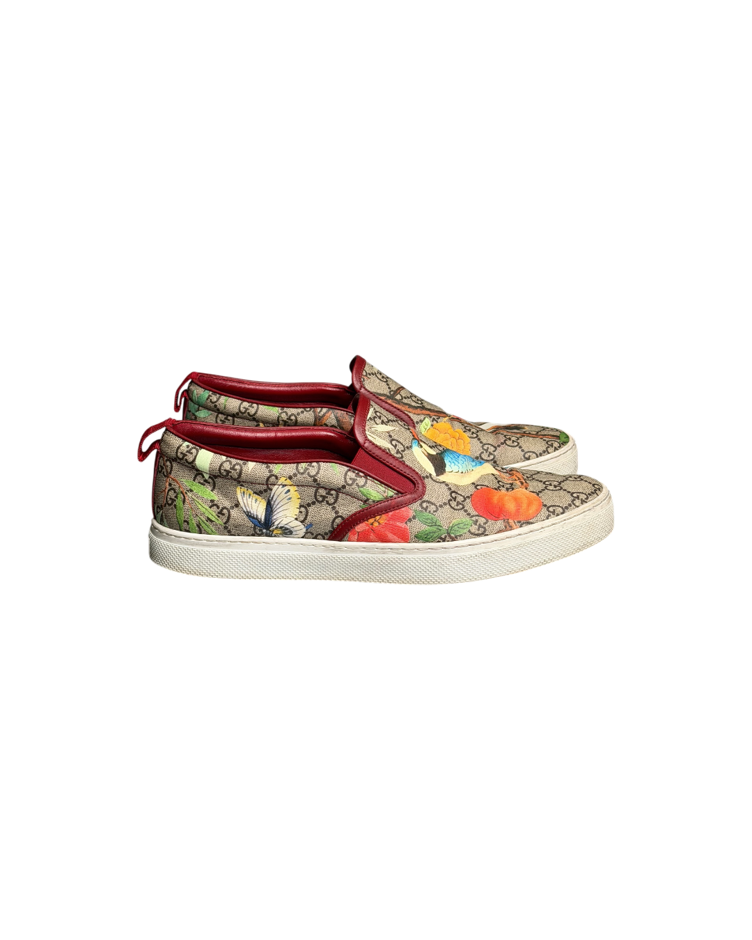 Gucci Dublin Tian GG Supreme Slip-On Sneakers