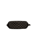 Gucci GG Canvas Boat Pochette Beige Black