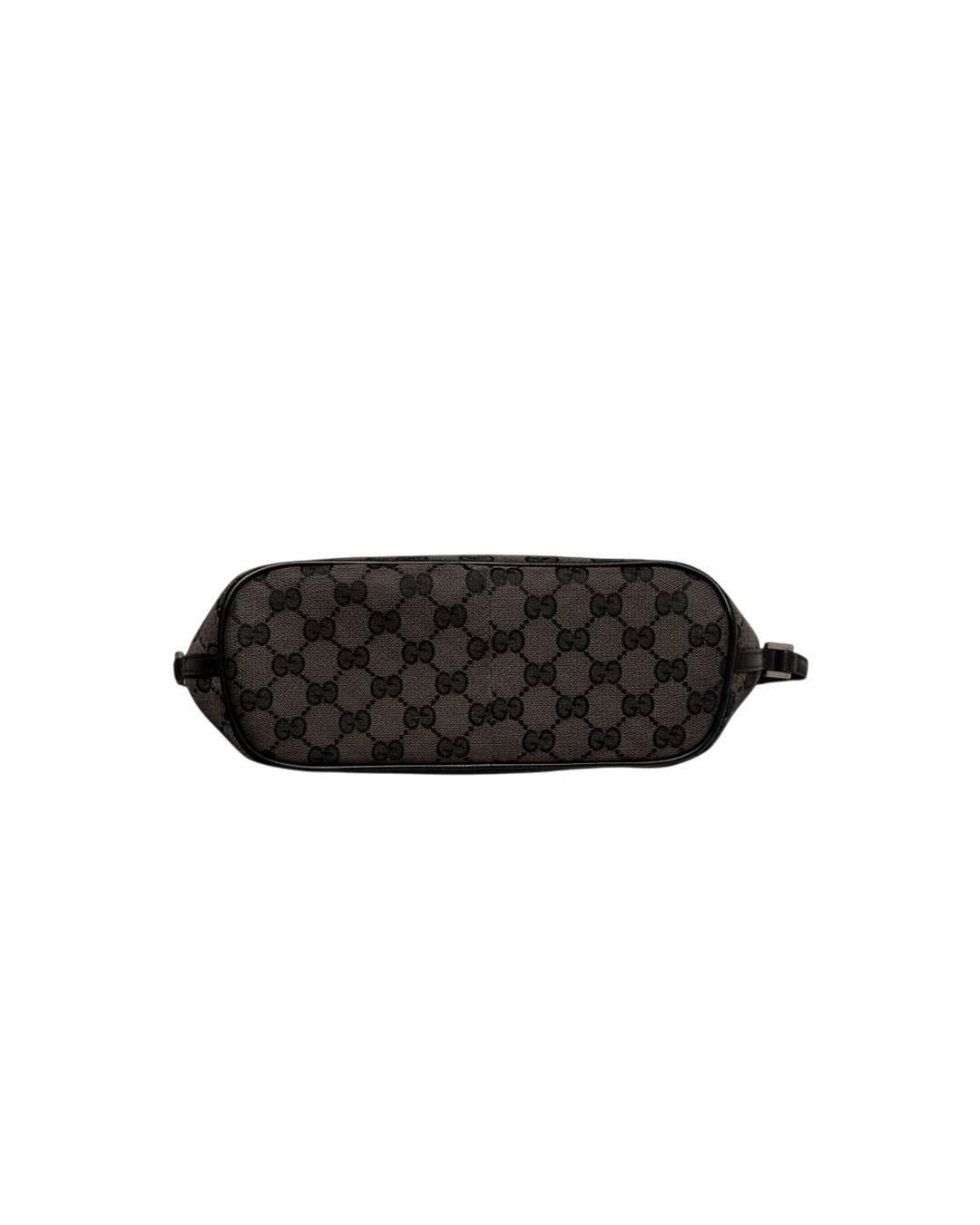 Gucci GG Canvas Boat Pochette Beige Black