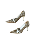 Gucci GG Canvas Pumps Band Chain