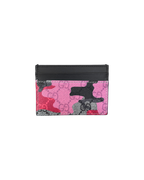 Gucci GG Card Holder Pink Red Camo Leather