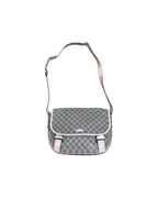 Gucci GG Supreme Canvas Messenger Bag Cream Pink